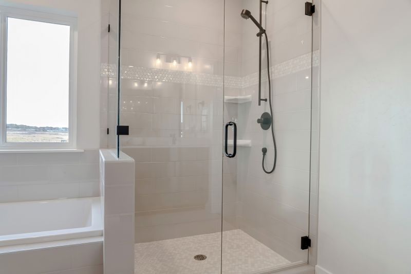 Luxury Shower with Glass Walls
