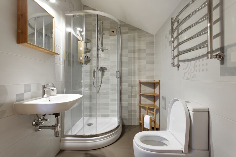Compact Corner Shower Space